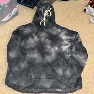 Black tie dye sweatshirt